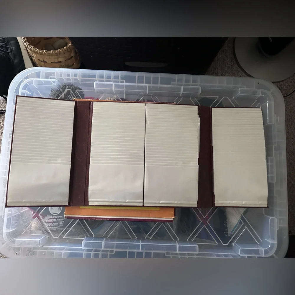 Vintage 70s Fotodisplay Photo Album Faux Leather Brown Holds 200 Pictures